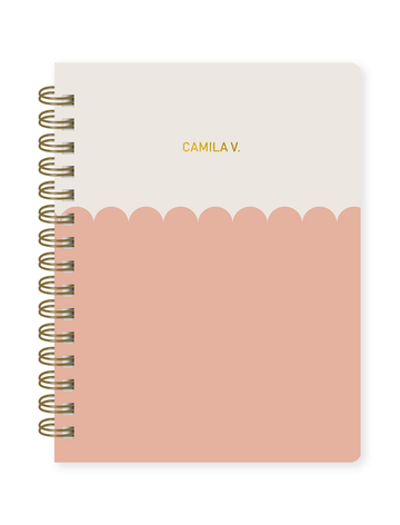 Caderno Wire-O Honey Rose