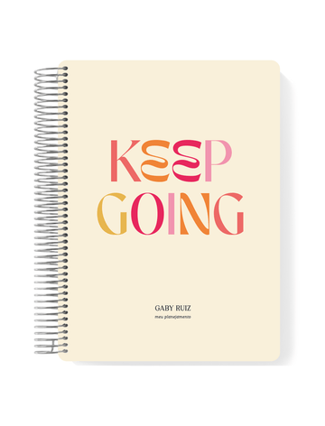 Caderno Espiral Keep Going